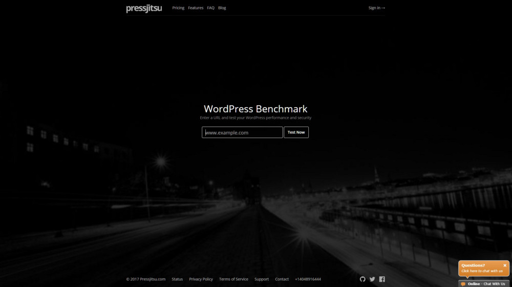 Pressjitsu Website Benchmark